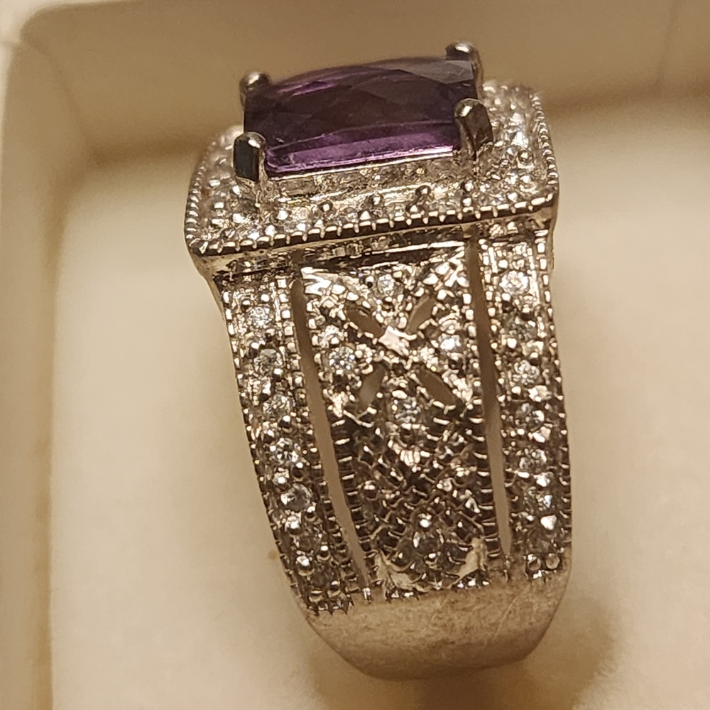 NIB AMETHYST RING - Picture 3 of 6